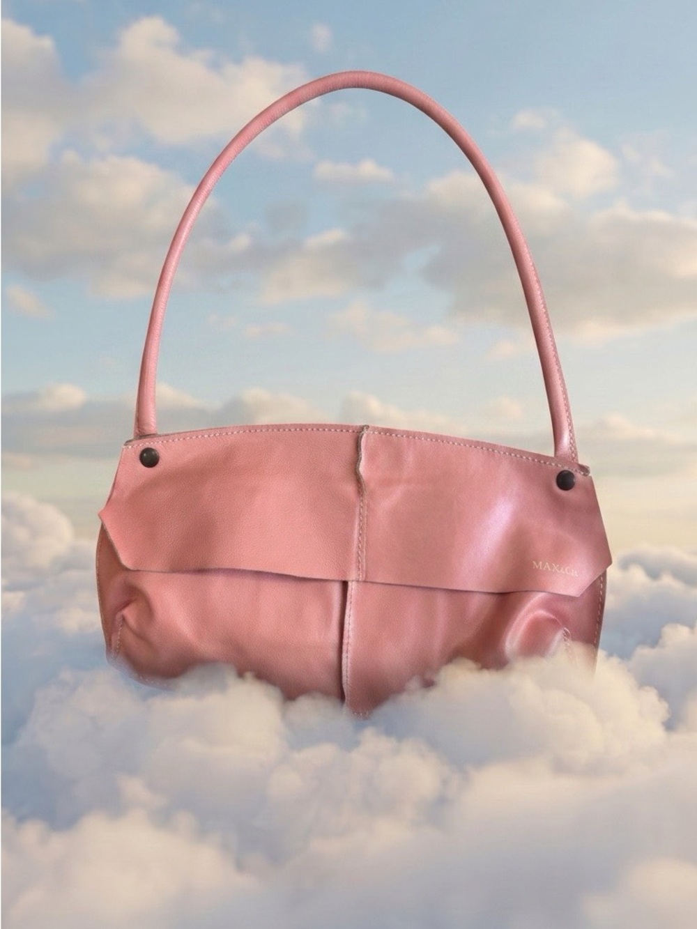 Max & Co. Pink Leather Shoulder Satchel